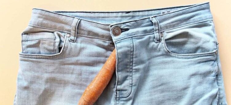 Karotten symboliséieren e Penis vergréissert duerch Soda
